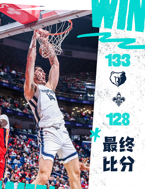 11月27日 NBA杯小组赛西部 灰熊vs鹈鹕 全场录像及集锦